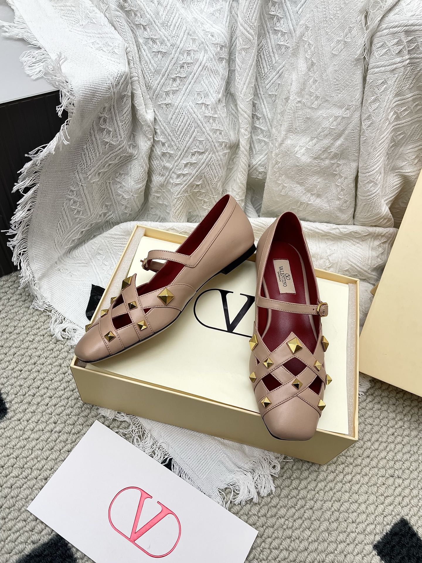 VT 26s Mary Jane Ballet Flats Lambskin