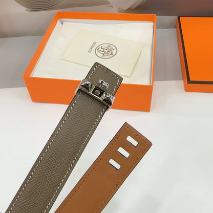 Collier De Chien Belt 30mm Etain Epsom Silver Buckle