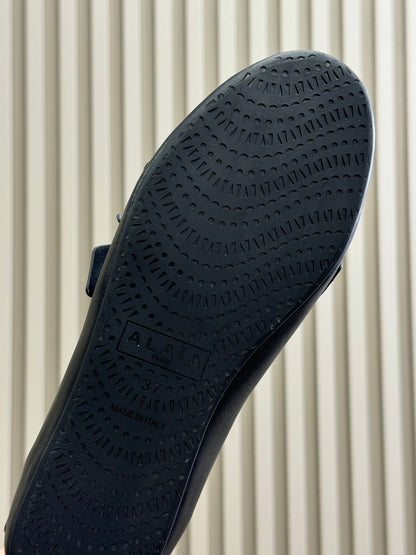 ALAIA  Le Teckel  Ballet Flats Black Sheepskin 468731