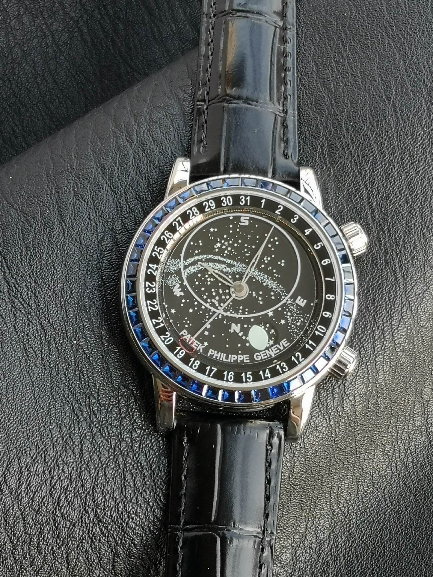 Patek Philippe Celestial Grand Complication 44mm Blue Gemstones Black Dial