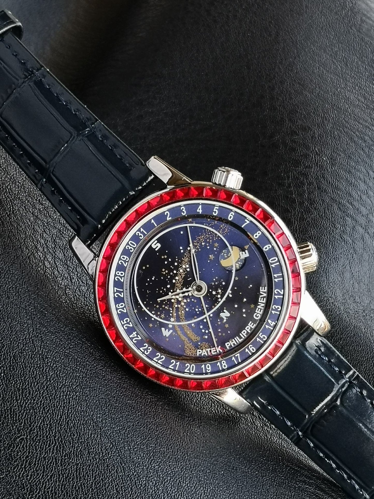 Patek Philippe Celestial Grand Complication 44mm Red Gemstones Blue Dial