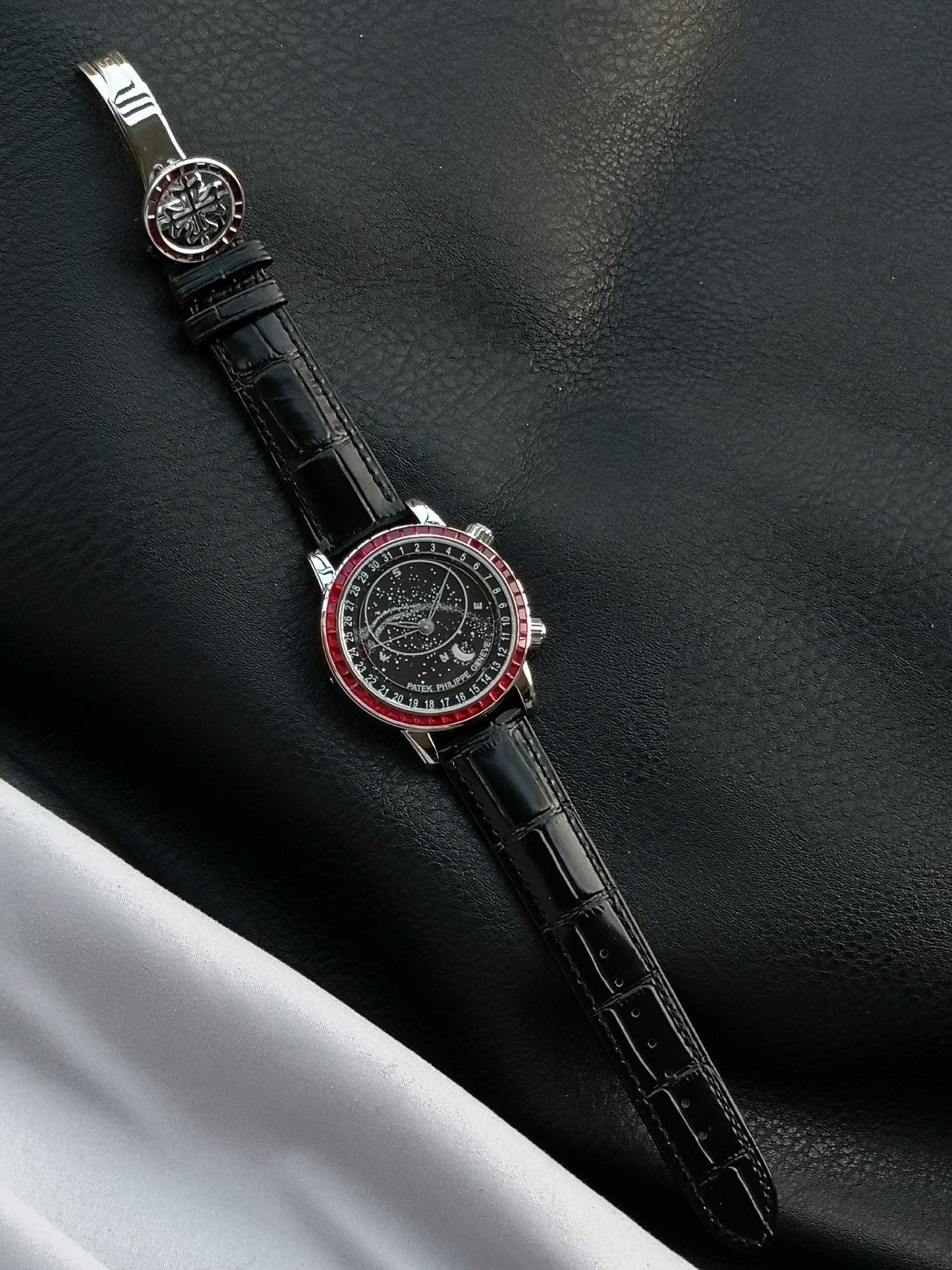 Patek Philippe Celestial Grand Complication 44mm Red Gemstones Black Dial