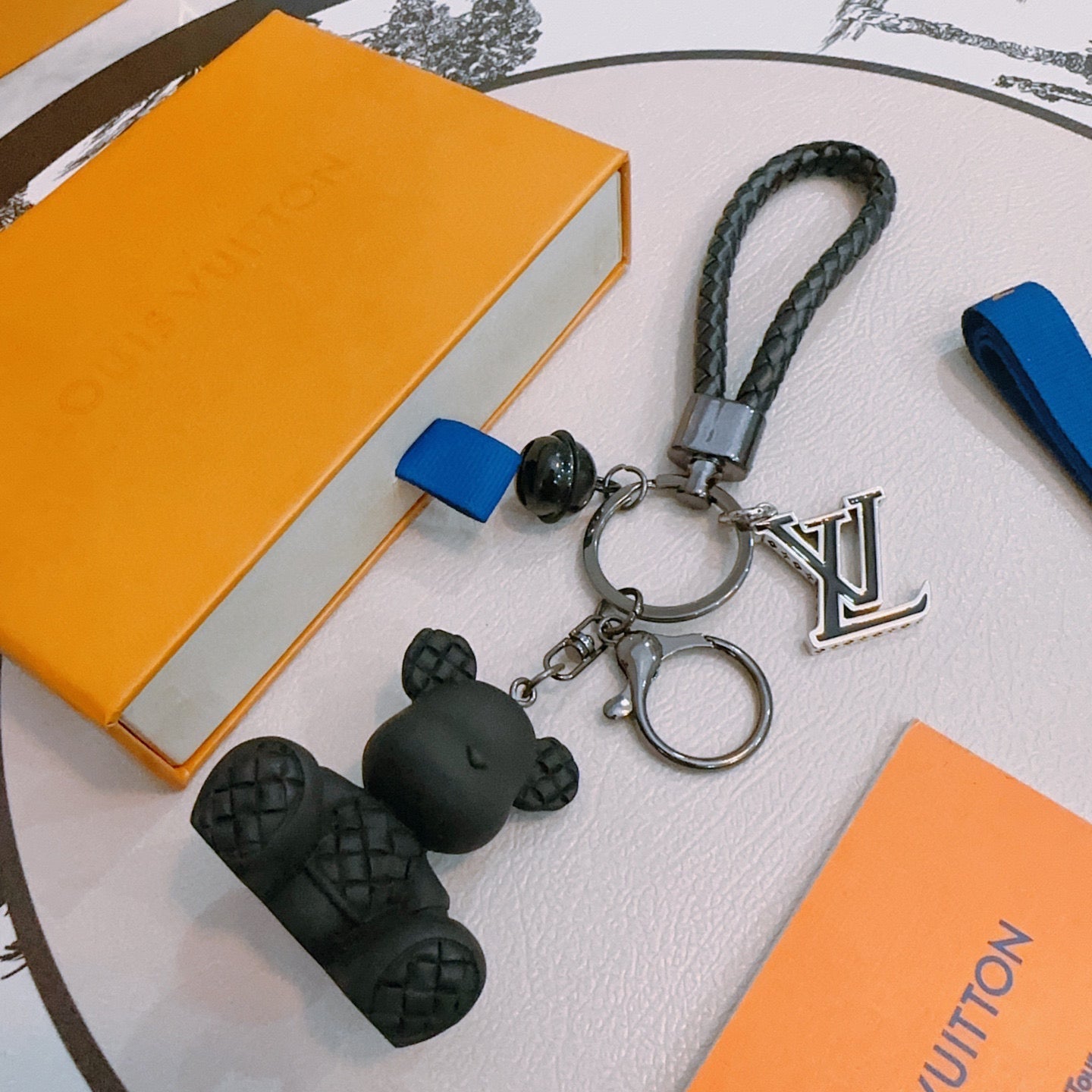LV Black Bear Charm
