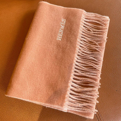 Scarf 180 CM In Pink Mix Light Pink Cashmere