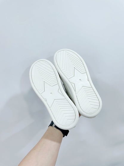 CD Star Platform Sneaker In Silver Glossy Calfskin 999868