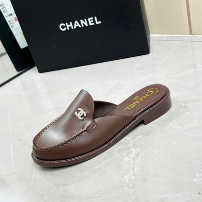 CC 25C Mule Chocolate Calfskin