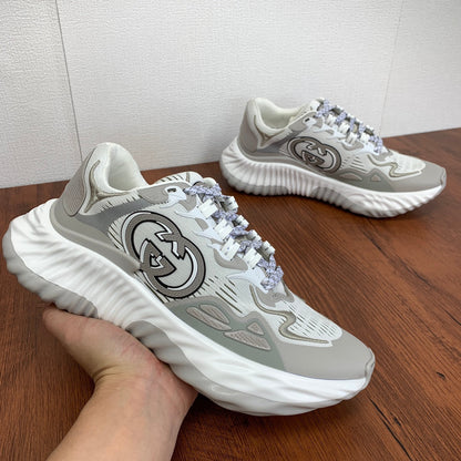 GG Men's Ripple Sneaker Grey Mesh 536984