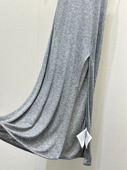 Miumiu 2026 Girlish Patchwork Slip Dress Lace Cotton 213429