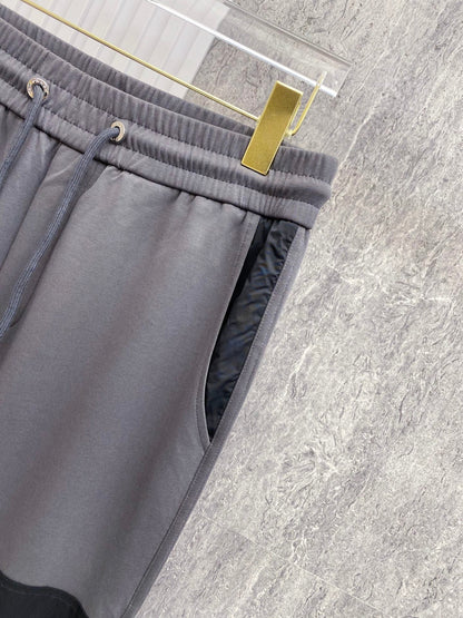 PRA 2026 Men's Casual Pants Gray Black Fleece 842904