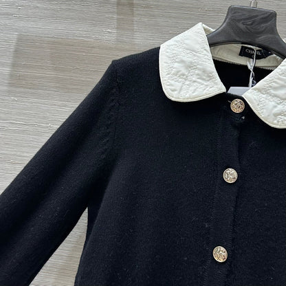 CC 25 Cardigan Black Cashmere