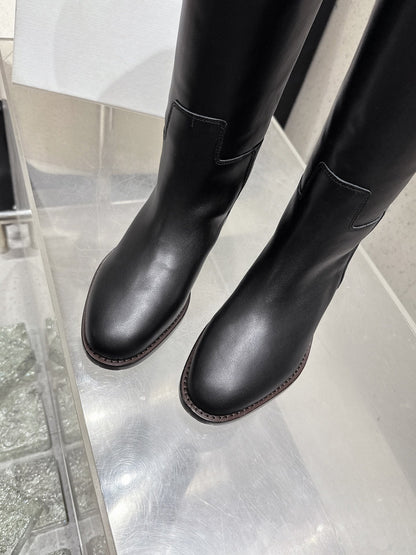 Celine 25 Boot Black Cowhide 554199