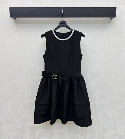 Chanel 2026 Bow Vest Dress Cotton Polyester 545719