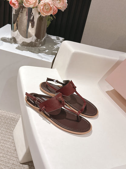 Miu Miu 2026 Sandal with Strap Leather 620680