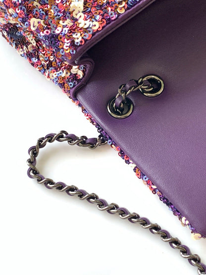 CC 2025 Flap Bag Multicolor Sequin 298203