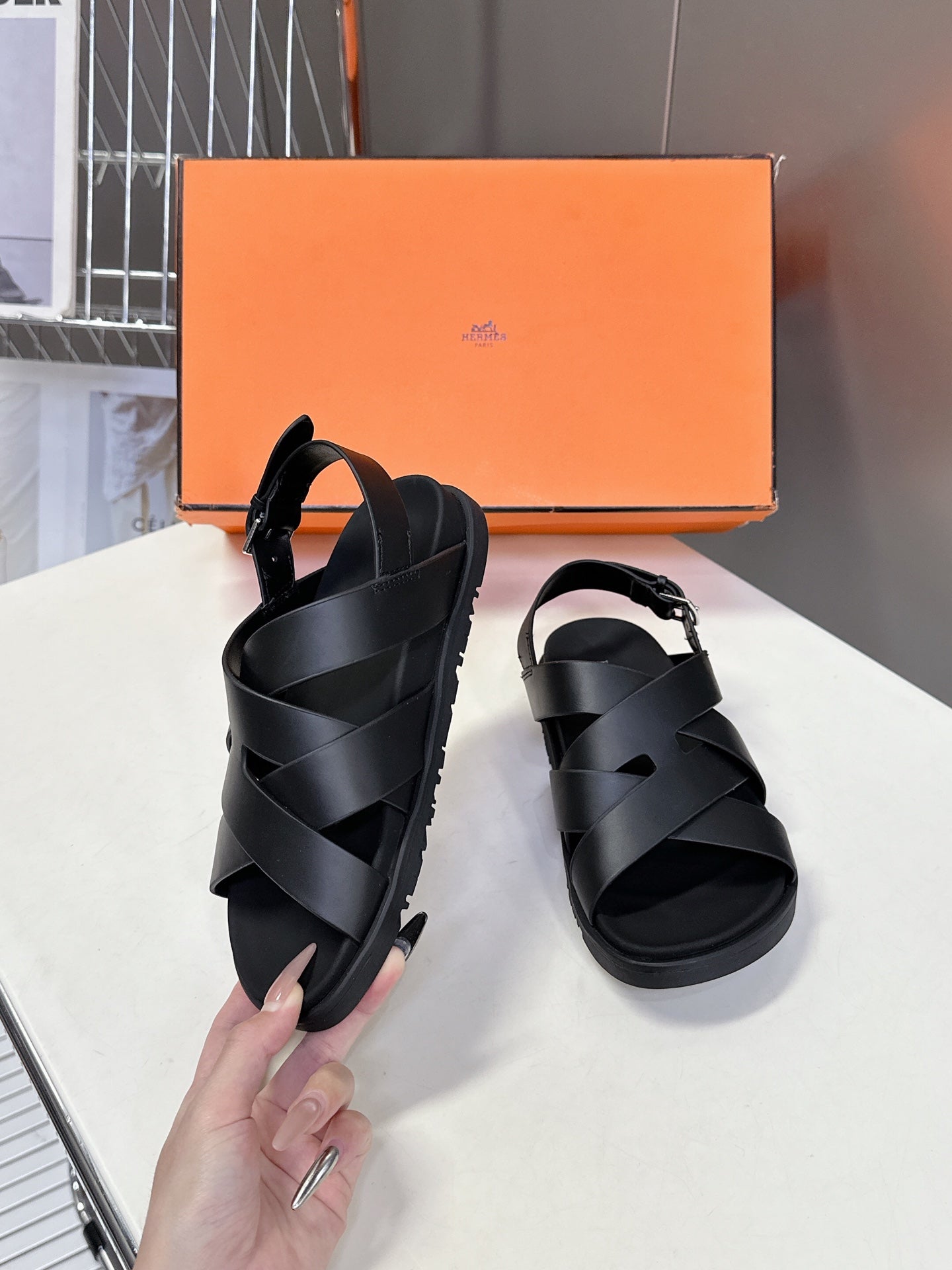 HM  Sandal Sheepskin and TPU 252679