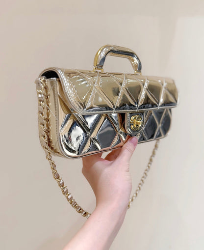 Chanel 2025 Bag 30cm Gold Shine Calfskin 345963