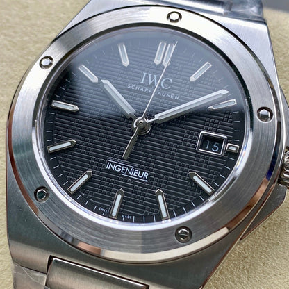 IWC Ingenieur 40mm Black Dial Steel Case