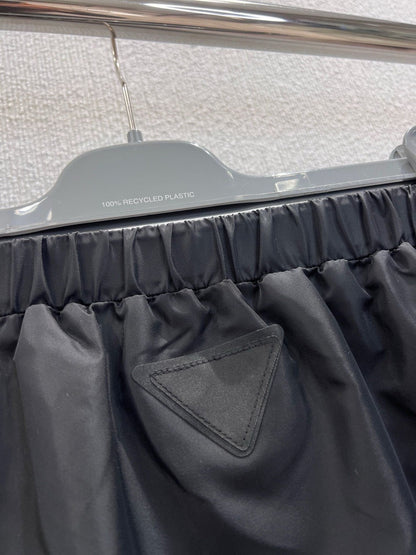 Prada 2026 Short Skirt Black Polyamide 399153