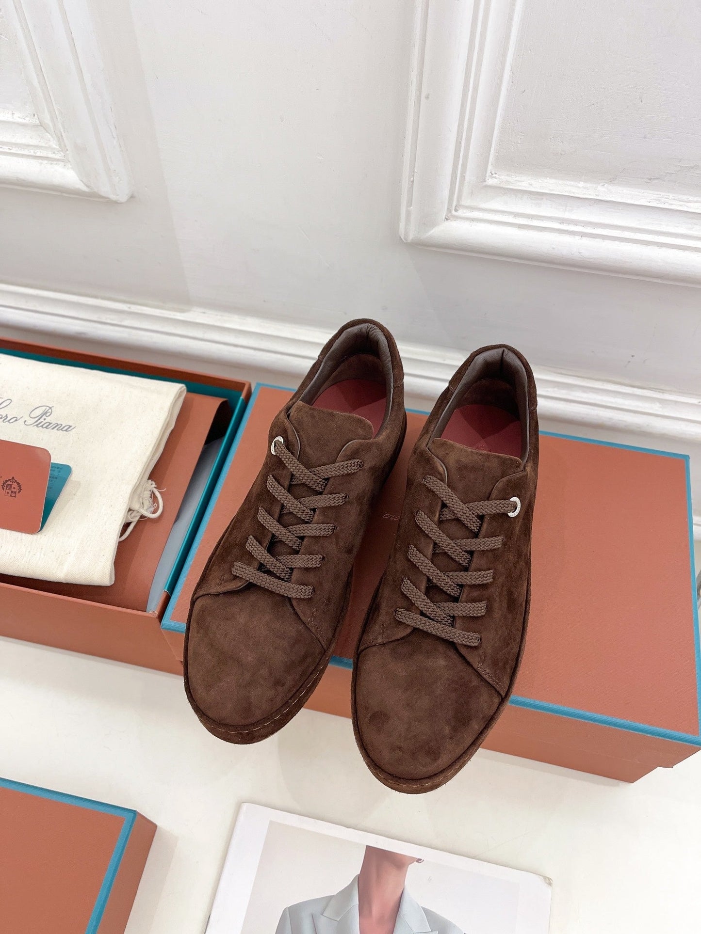 LP Nuage Sneaker In Brown Chocolate Suede  988291