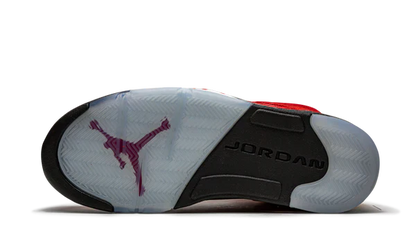 Nike Air Jordan 5 Retro Bull Red Black Suede