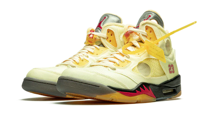 Nike Air Jordan 5 Retro Light Yellow Black Suede