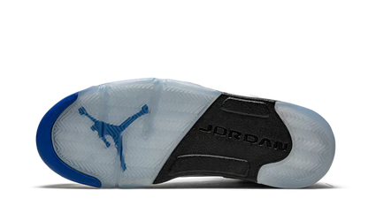 Nike Air Jordan 5 Retro White Stealth Gray Leather