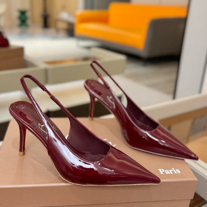 Christian Louboutin Miss Z SlingBack Patent Leather 434842