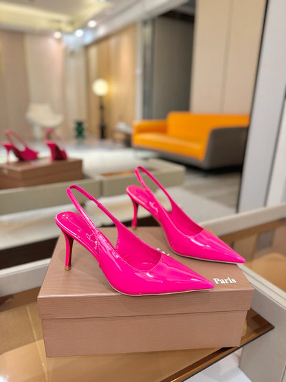 Christian Louboutin Miss Z SlingBack Patent Leather 434842