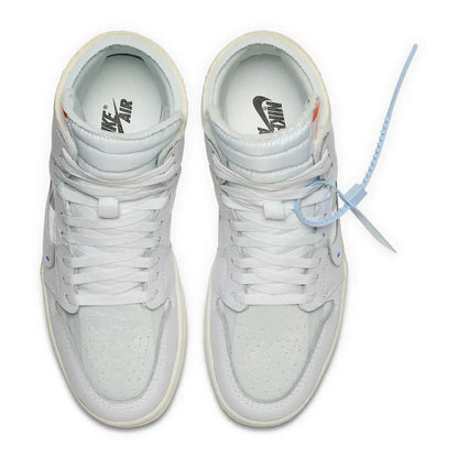 Off-White x Air Jordan 1 Retro White Beige Leather
