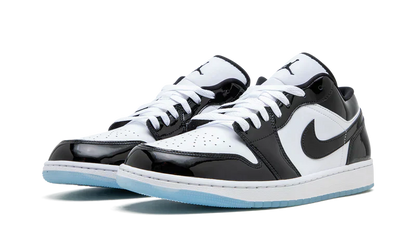 Nike Jordan 1 Black White Patent Leather Cowhide