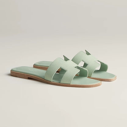 0ran Sandal Calfskin With Iconic "H" Cut-out