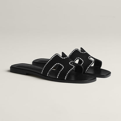 0ran Sandal Calfskin With Iconic "H" Cut-out