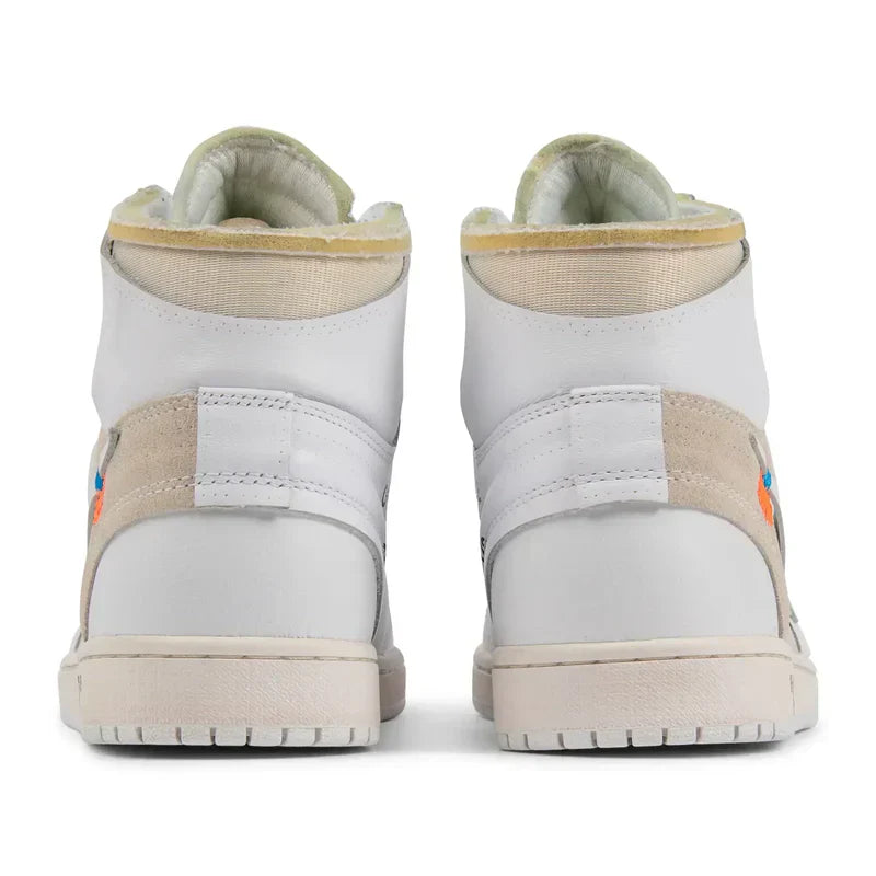 Off-White x Air Jordan 1 Retro White Beige Leather