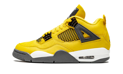 Nike Air Jordan 4 Yellow Black Suede 05