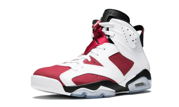 Nike Air Jordan 6 Retro Carmine Red White Leather