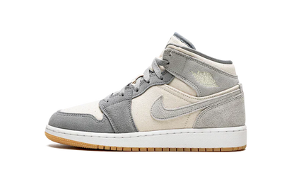 Nike Jordan 1 Mid SE Coconut Milk Particle Grey Suede