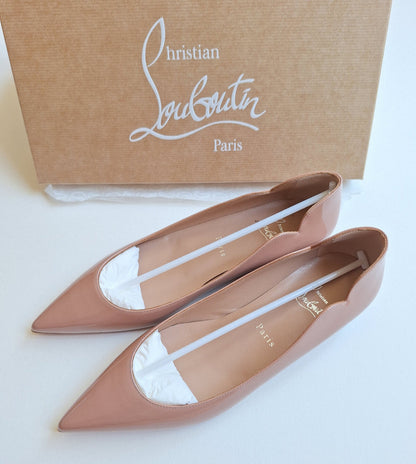 CL 25C Hot Chickita Nude Patent Leather 175454