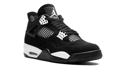 Nike Air Jordan 4 Black White Suede TPU