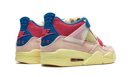 Nike Air Jordan 4 Retro Light Pink Blue Mesh Suede