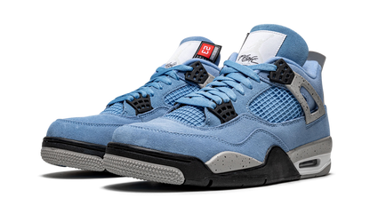 Nike Air Jordan 4 Blue Black Suede 04