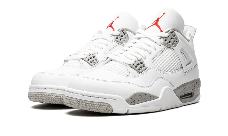 Nike Air Jordan 4 Retro White Oreo Leather