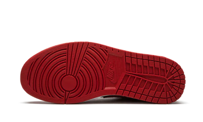 Nike Air Jordan 1 Low Bred Toe Red Black Leather