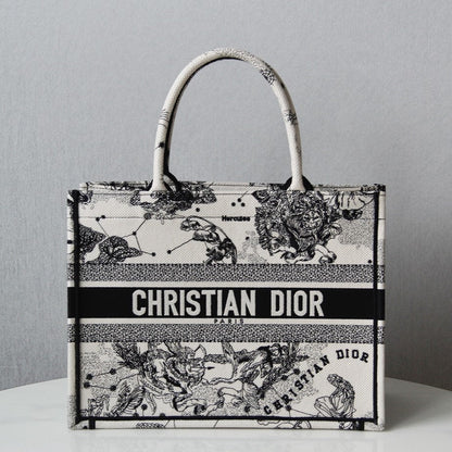 Medium CD Book Tote 36cm Hercules White