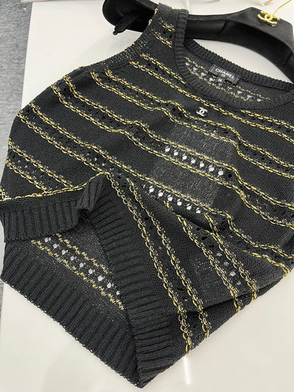 CC Stripe Transparent Tank