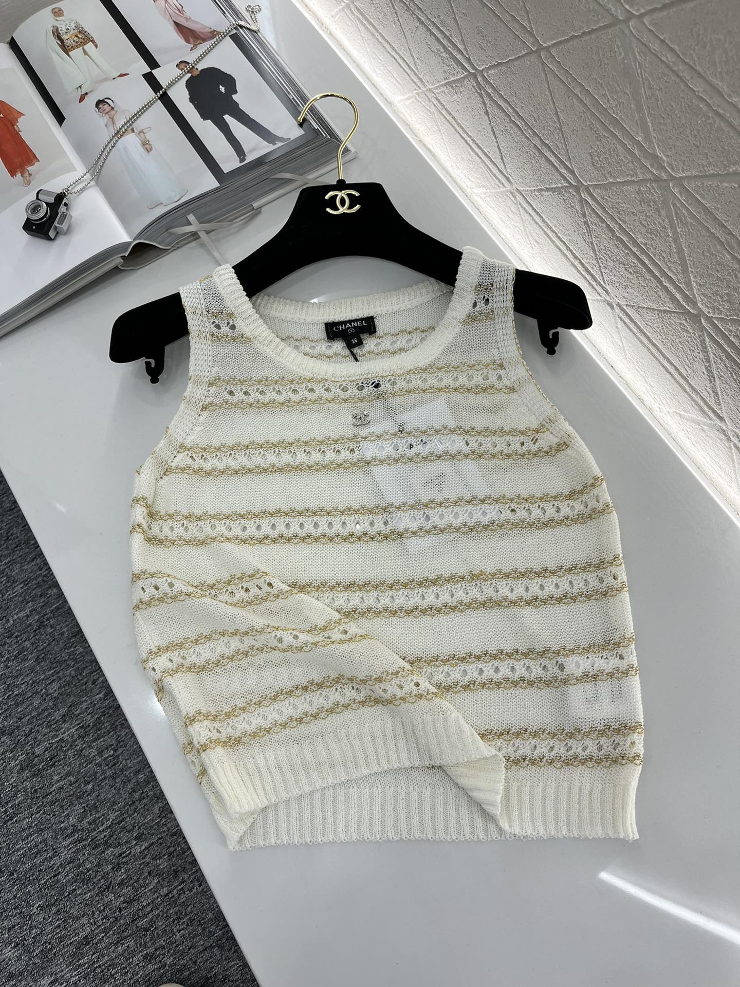 CC Stripe Transparent Tank