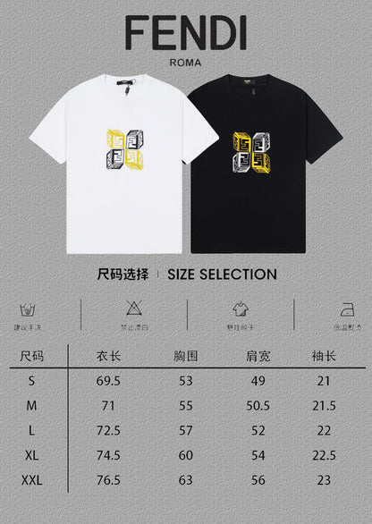 Fendi 2026 Men's Short-Sleeve T-Shirt Cotton 805967