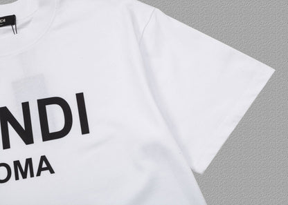 Fendi 2026 Men's Short-Sleeve T-Shirt Cotton 806036