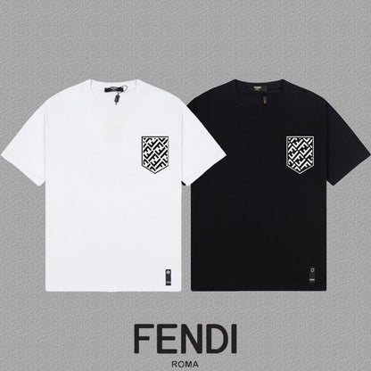 Fendi 2026 Men's Short-Sleeve T-Shirt Cotton 806043