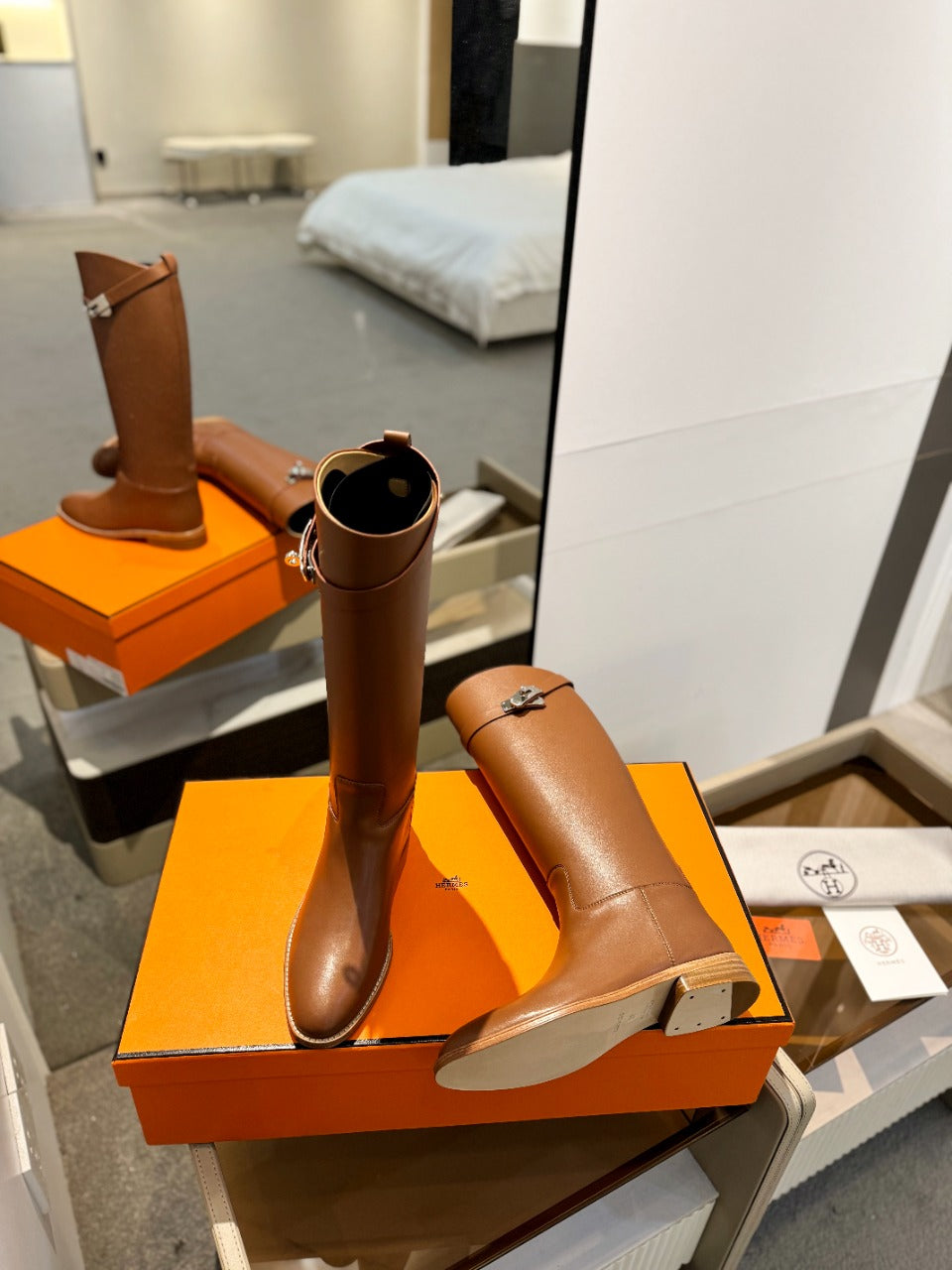 HM Stivali Jumping 20mm Brown Cowhide  961664