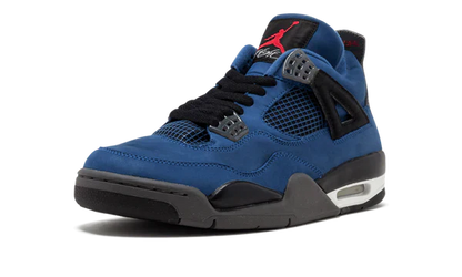 Nike Air Jordan 4 Dark Blue Black Suede